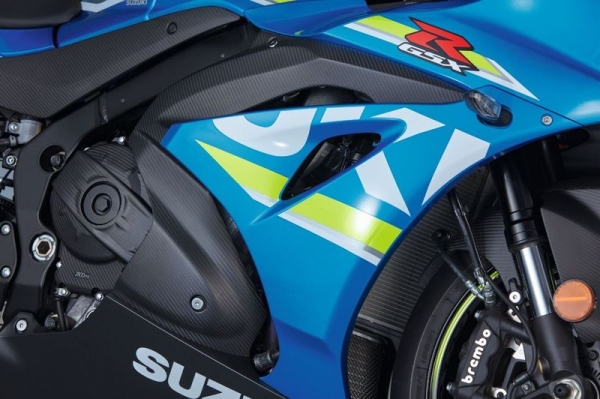 Suzuki Obere Seitenverkleidung Carbon linke Seite